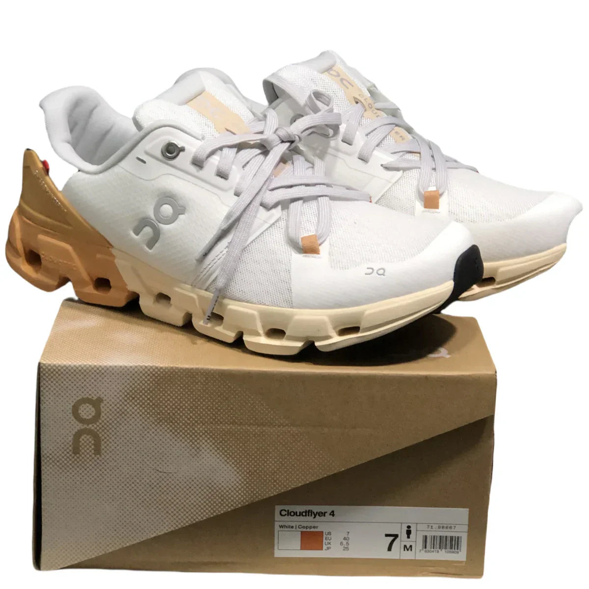 On Cloudflyer 4 Men's White/Copper
