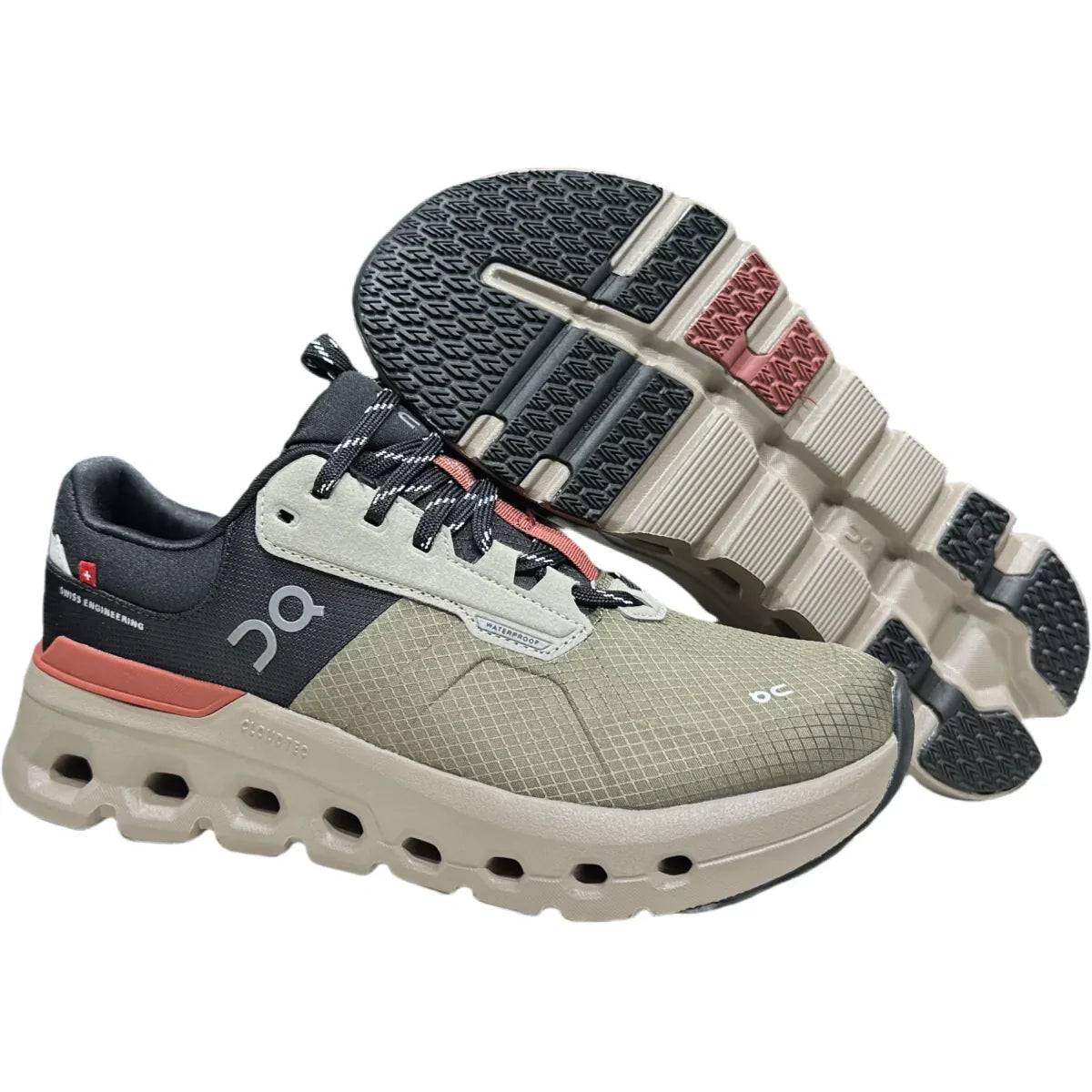 On Cloudrunner 2 Waterproof Herren Braun/Grün