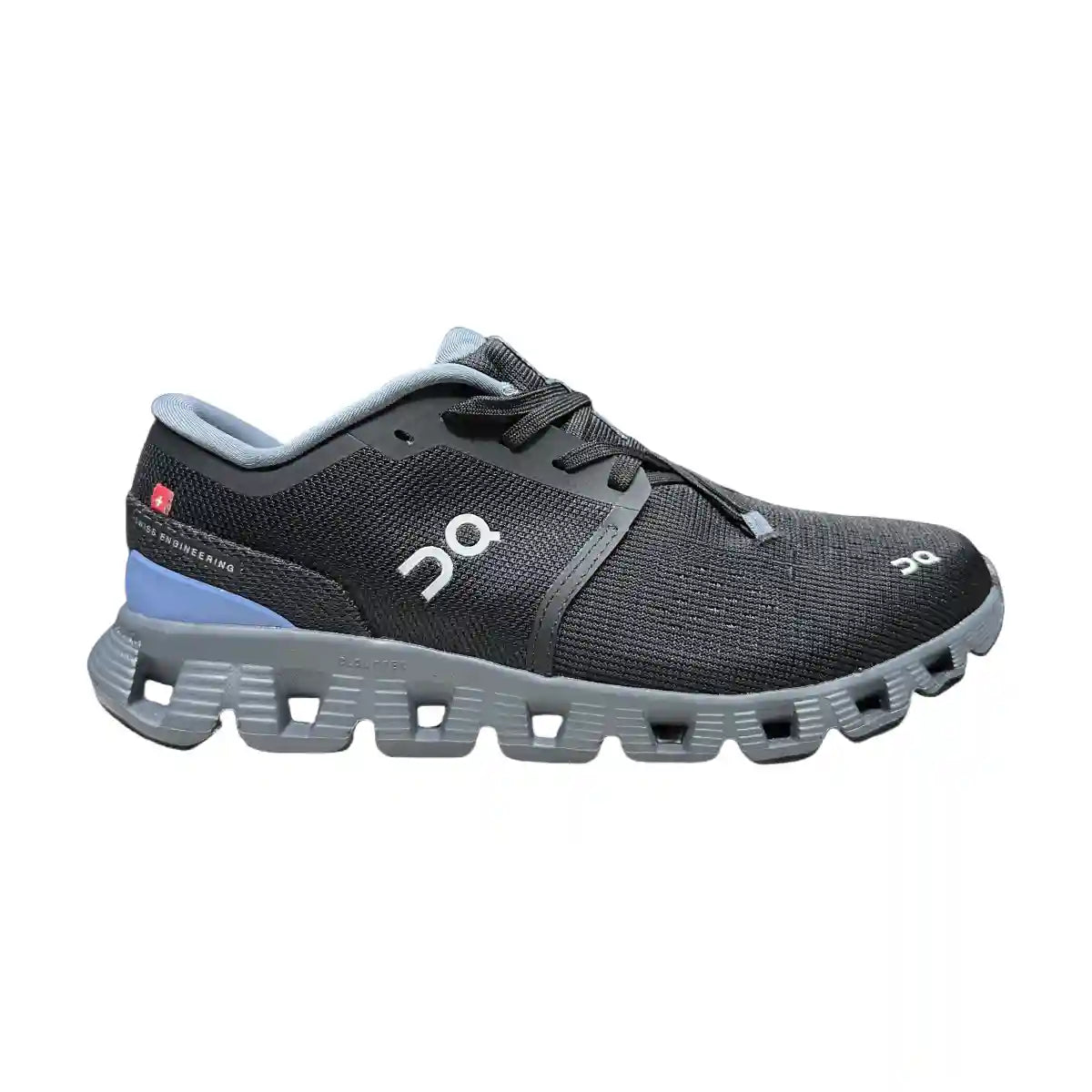 On Cloud X4 Men's Black/Light Gray-Blue