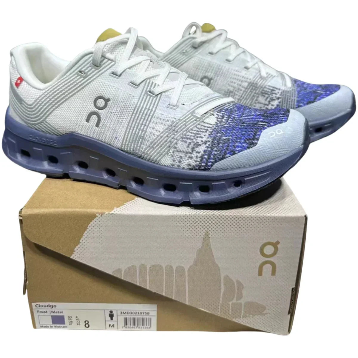 En Cloudgo, hombre, gris/morado