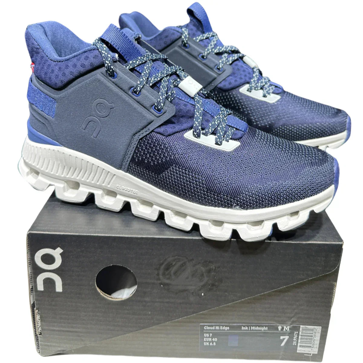 On Cloud Hi Edge Women'S Black at midnight