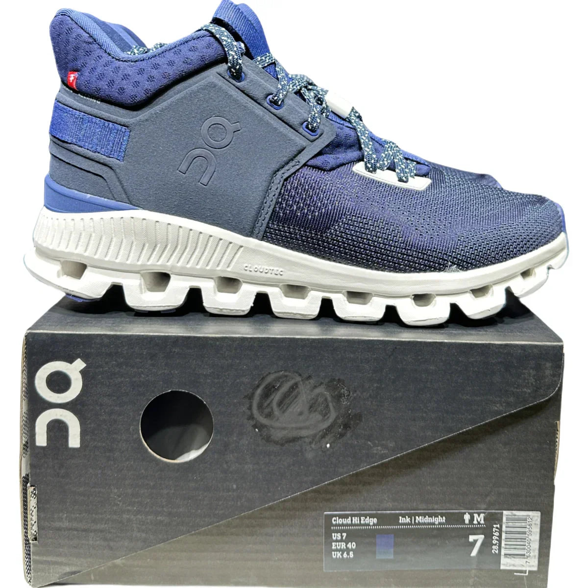 On Cloud Hi Edge Women'S Black at midnight
