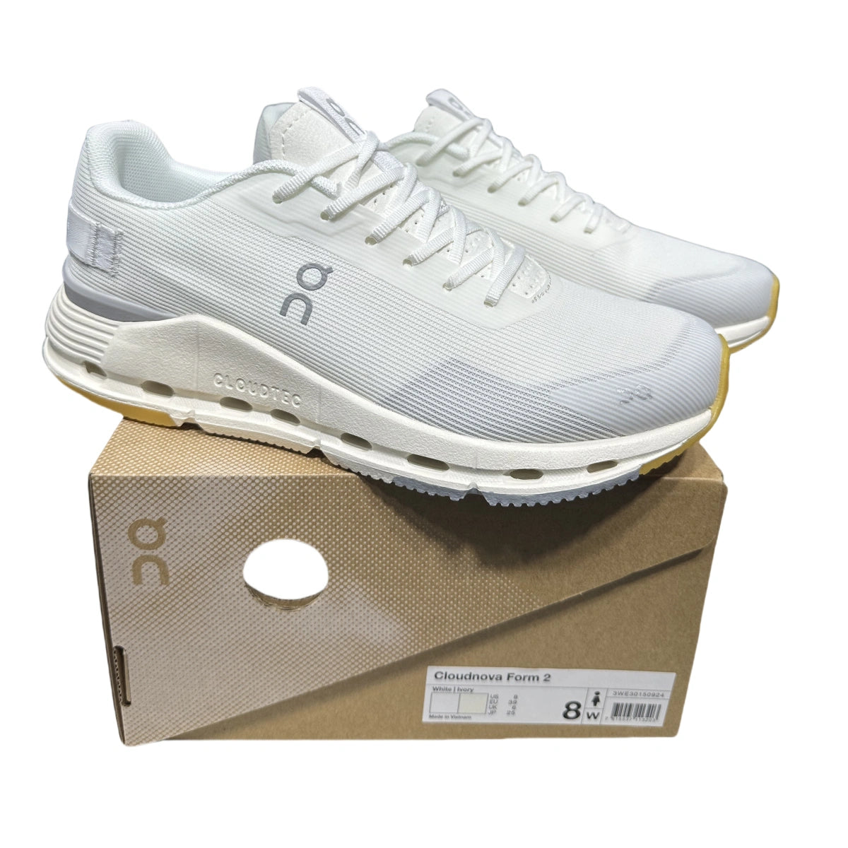 On Cloudnova Form 2 Men's White Ivory