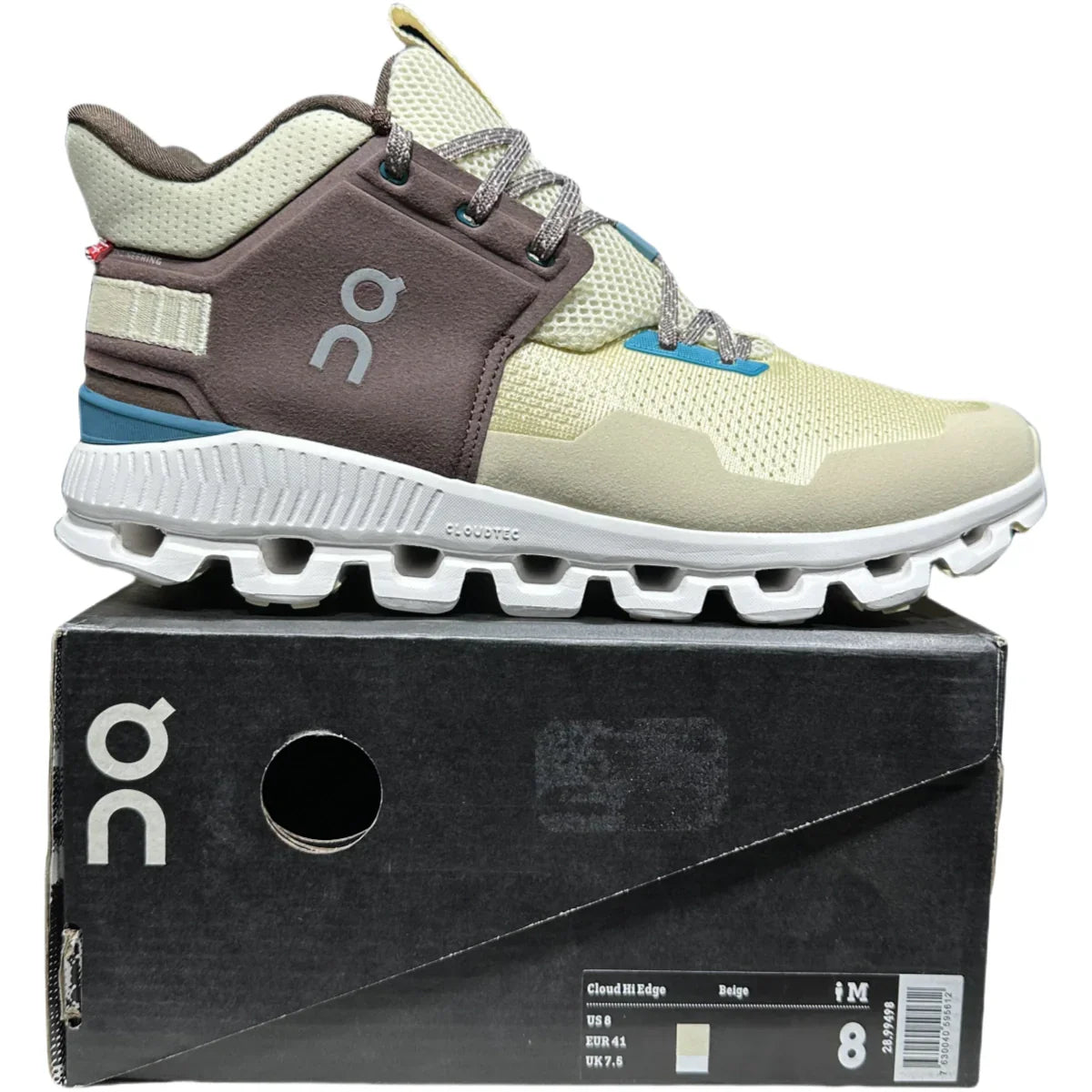 On Cloud Hi Edge Women'S Beige/Brown