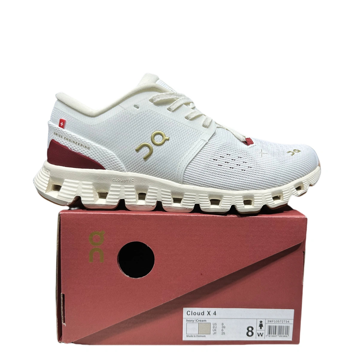 On Cloud X4 women's Year of the Snake Limited Edition/Ivory White