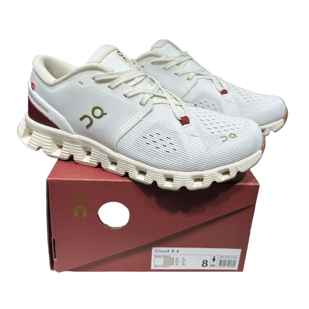 On Cloud X4 women's Year of the Snake Limited Edition/Ivory White