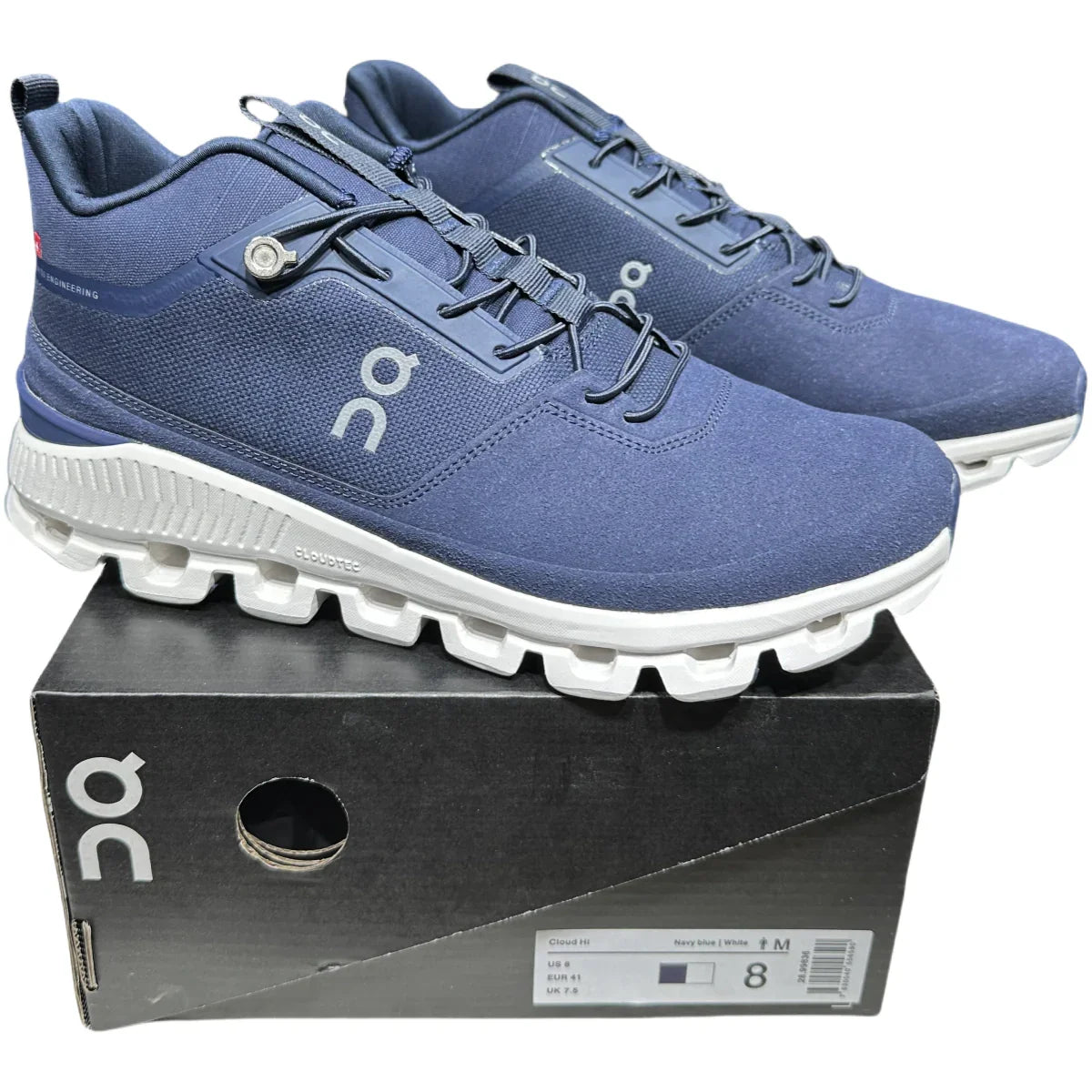 On Cloud Hi Edge Women'S Blue/White