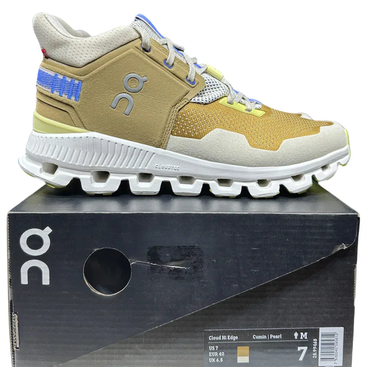 Zapatillas On Cloud Hi Edge para mujer color hipergólico