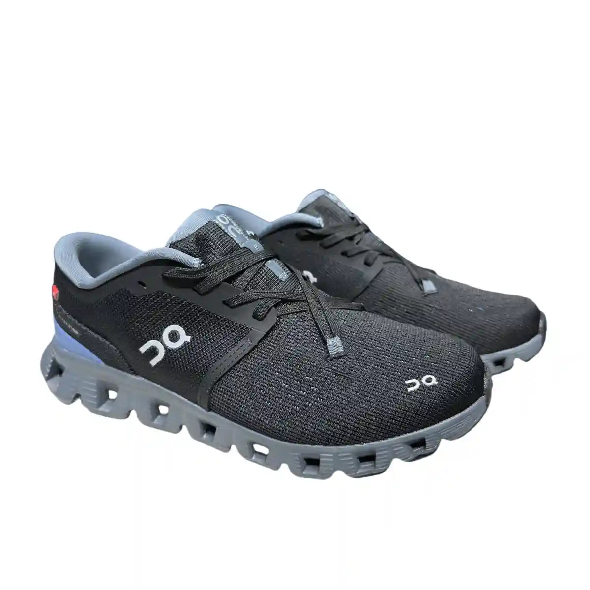 On Cloud X4   Men's Black/Light Gray-Blue