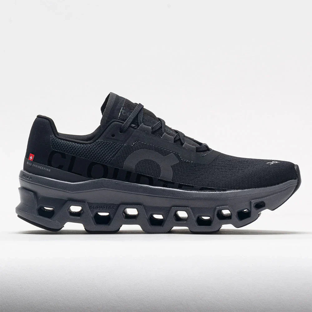 On Cloudmonster Damen All Black