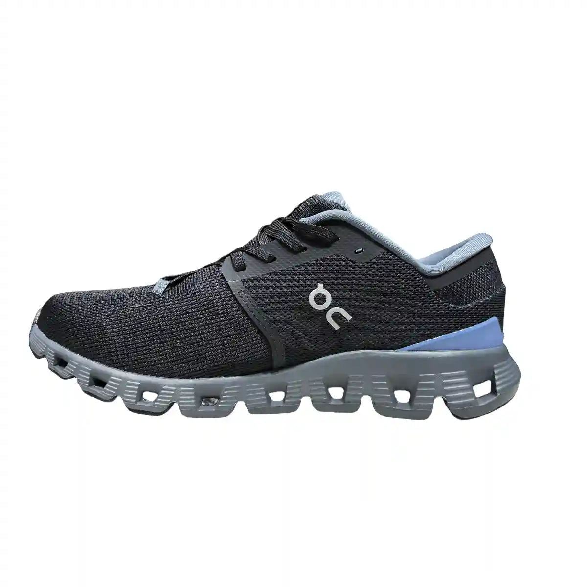 On Cloud X4   Men's Black/Light Gray-Blue
