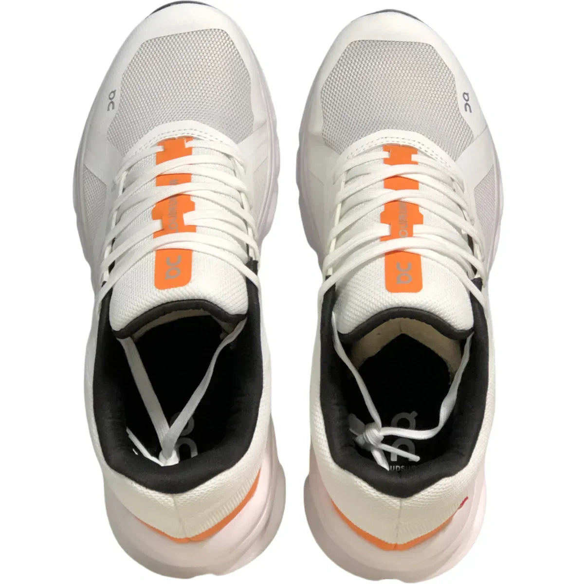 On Cloudrunner Damen Undyed Weiß/Flame